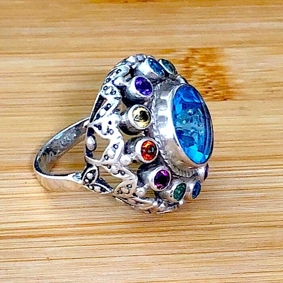 $126  Nicky Butler Limited Edition Ring Rare #112/400 925 Sterling  Size 7 & 1/4 - Picture 5 of 7